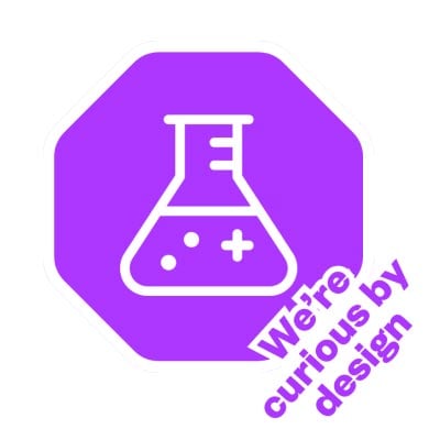 We’re curious by design icon