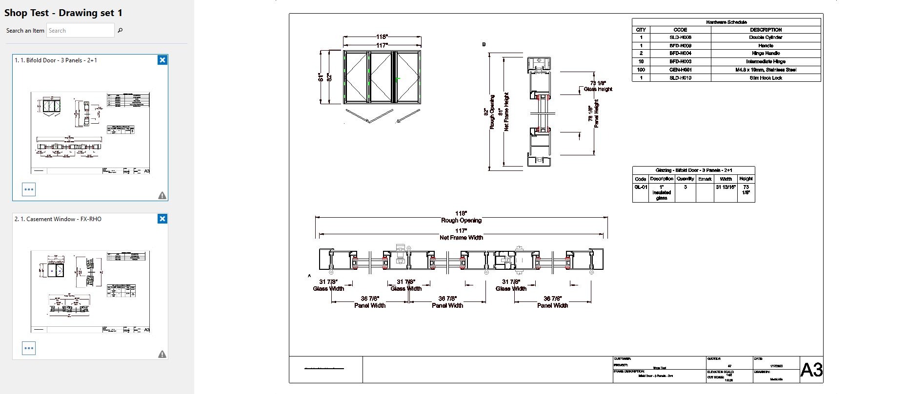 V6 Shop Drawing Module